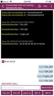 mqtt terminal pro iPhone Captures Décran 3