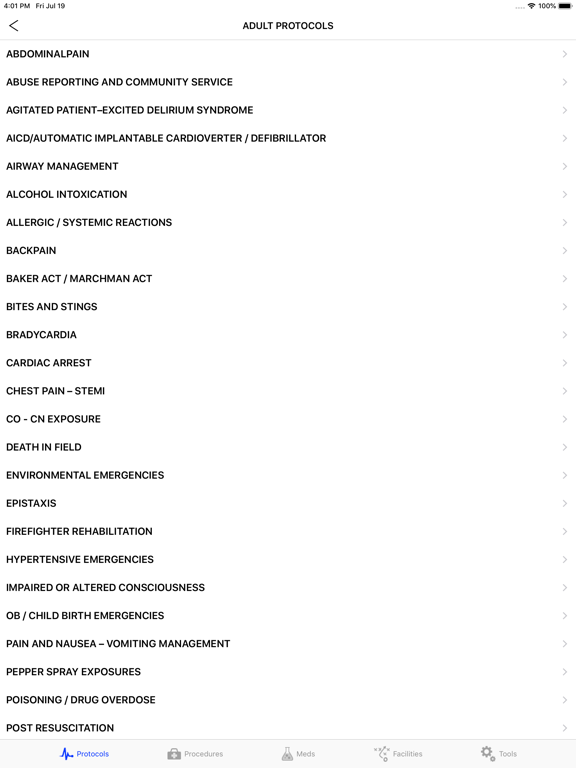 Miami Fire Rescue iPad screenshot 4 - Medical app