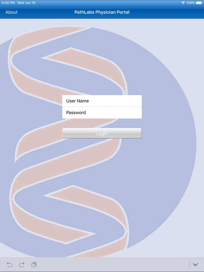 Toledo PathLabs App for iPad