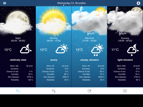 Weather for Belgium screenshot 2