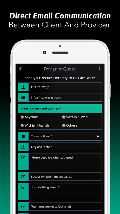 FitsByDesign iPhone screenshot 5 - Business app