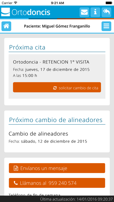 Screenshot #1 pour Clínicas Ortodoncis