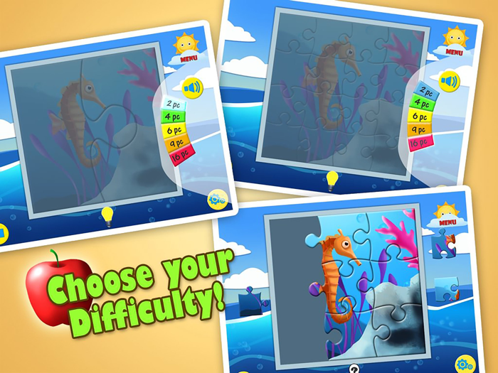 Ocean Jigsaw Puzzle 123 iPad