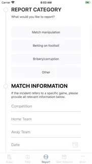 fifa integrity iphone screenshot 4