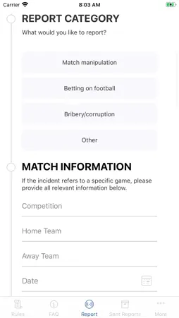 FIFA Integrity screenshot 4