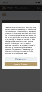 NVLSP VA Benefit Identifier screenshot #5 for iPhone