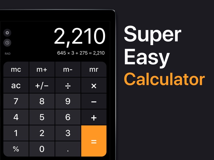 Calculator for iPad