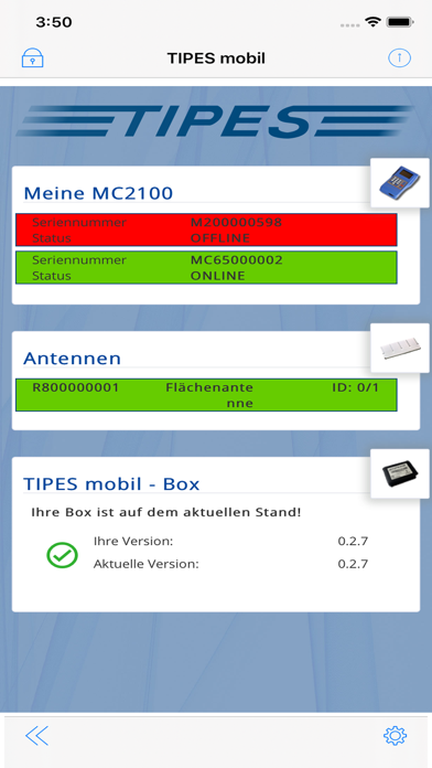 TIPES mobil Screenshot