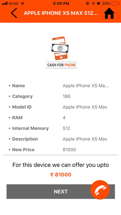 App screenshot
