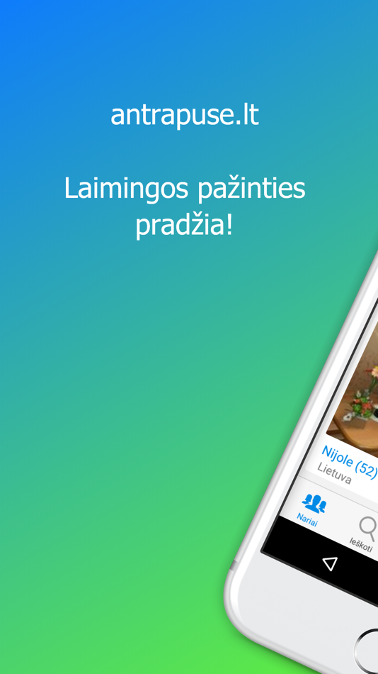 #1. antrapuse.lt - Rimtos Pažintys (iOS) 由: NITE UAB