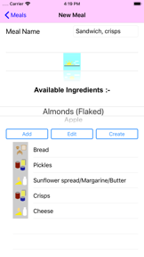 Simple Meal Planner screenshot