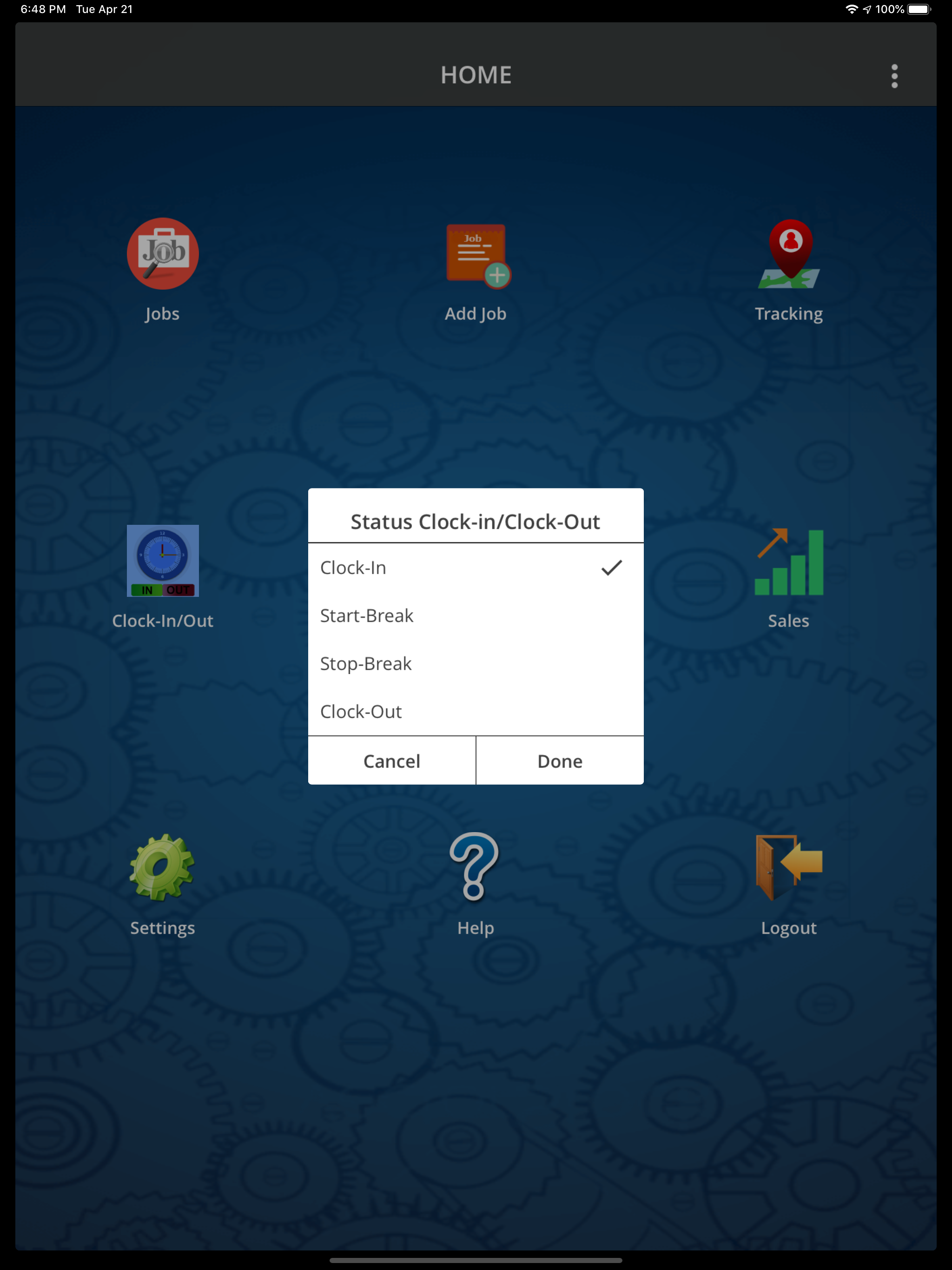 Work Force Tracker FSM screenshot 9