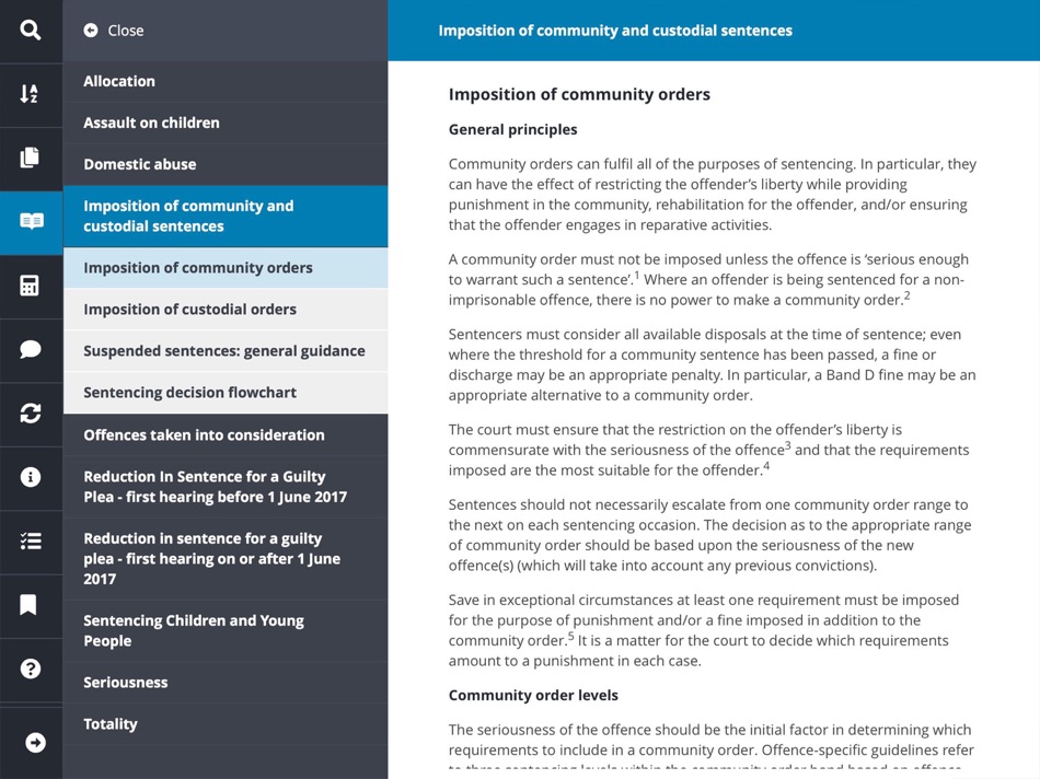 #5. Sentencing Guidelines (iOS) By: Sentencing Council