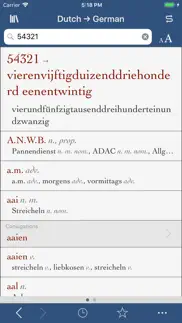 ultralingua dutch-german iphone screenshot 3