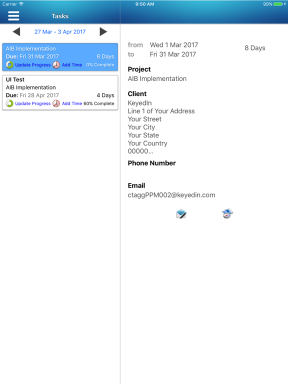 Screenshot #5 pour KeyedIn Projects