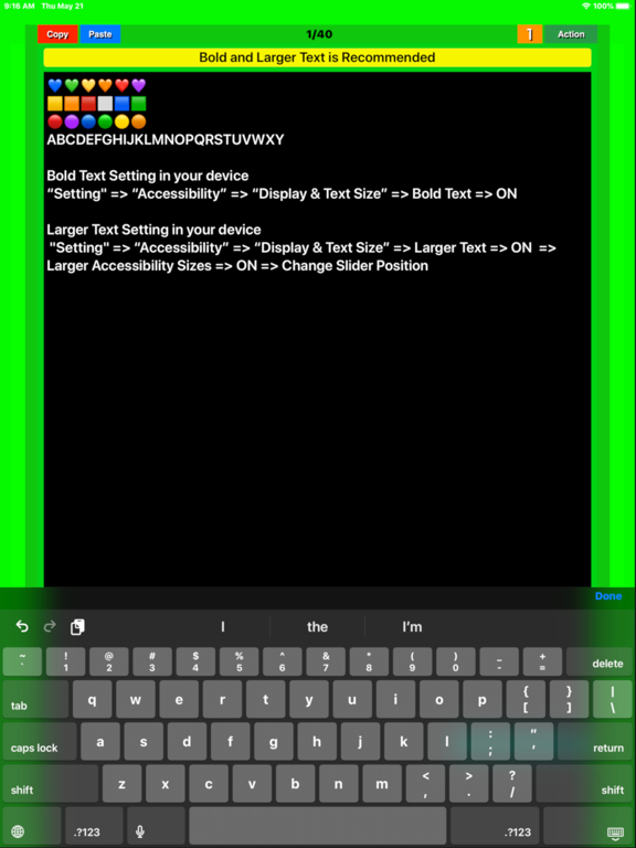 App screenshot