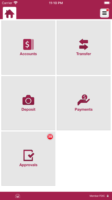 FAMILY BANK MOBILITI™ BUSINESS Screenshot