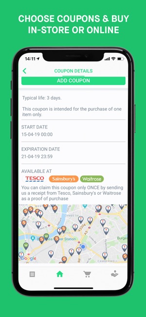 iphone coupon app uk