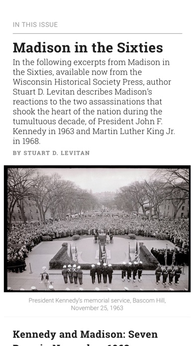Wisconsin Magazine of History Screenshot