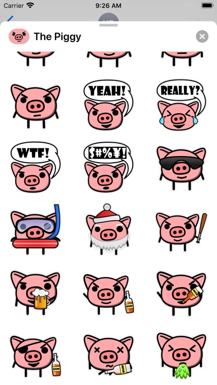 The Piggy Stickers