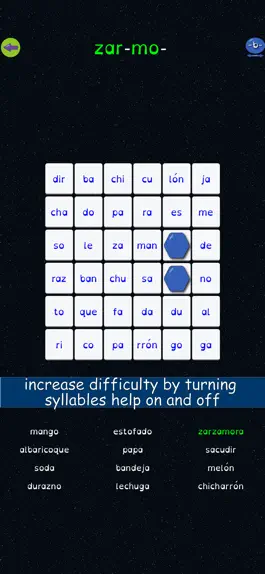 Game screenshot Sopa de Sílabas - School Ed apk