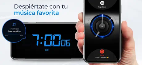Reloj despertador para mí.