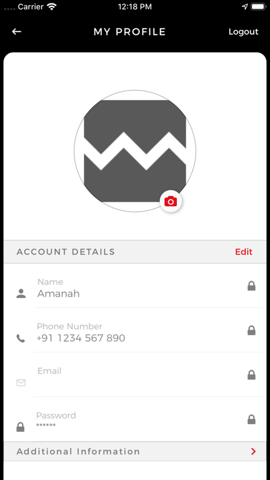 App screenshot