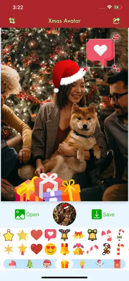 Game screenshot Xmas Avatar: Add Santa Hat apk