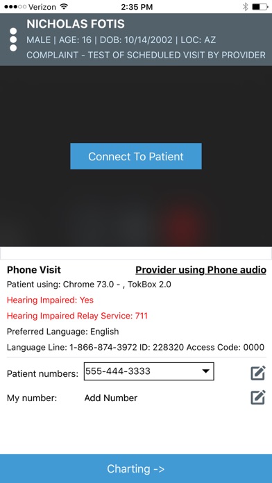 Virtual Care by TDH Provider Screenshot