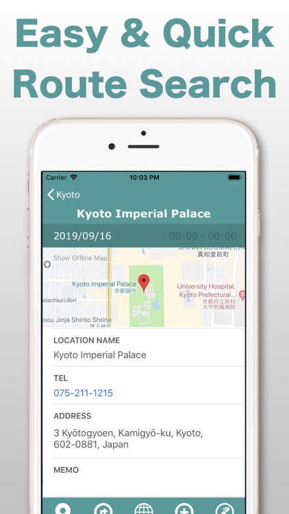 MapiLista, List up Locations