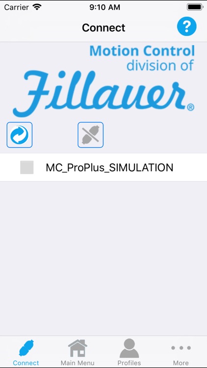 Motion Control User Interface