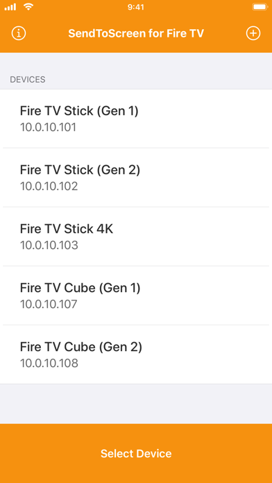 SendToScreen for Fire TVのおすすめ画像1