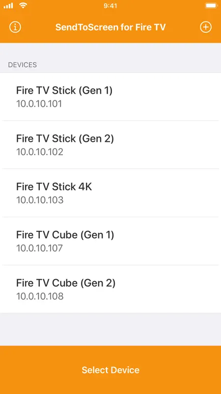 SendToScreen for Fire TV screenshot 1 of 5