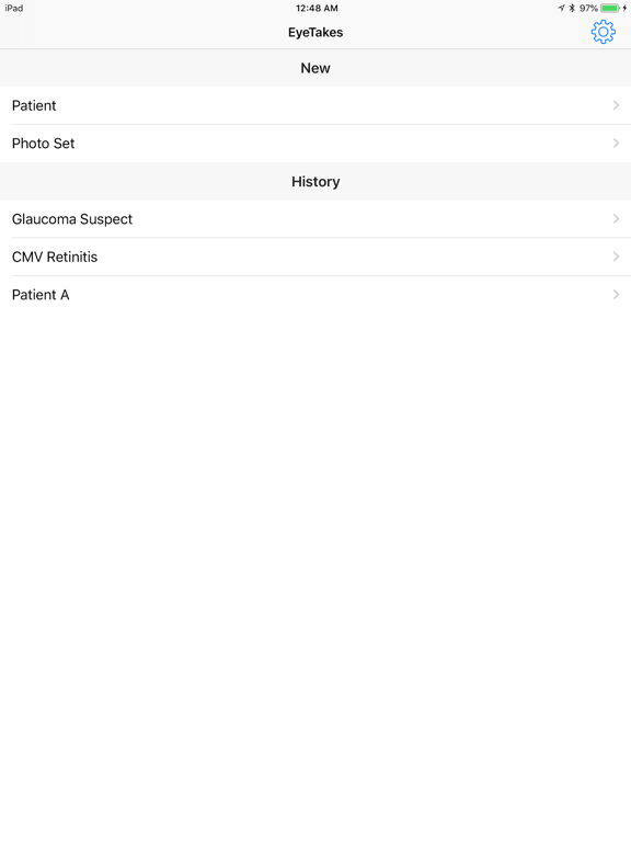 EyeTakes iPad screenshot 1 - Health & Fitness app