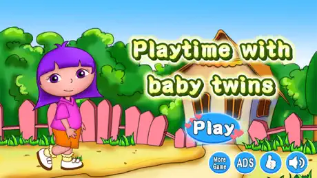 Anna playtime with twins