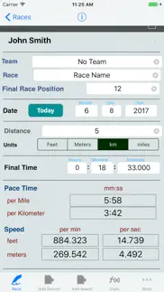 running logbook: races & meets iphone screenshot 1