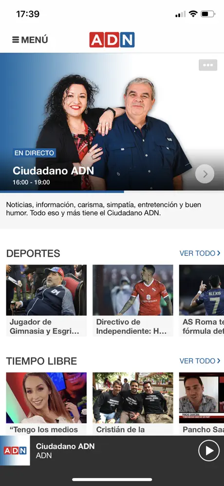 ADN Radio para iPhone