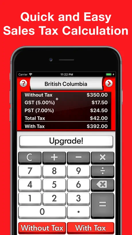 Sales Tax Canada Calculator +