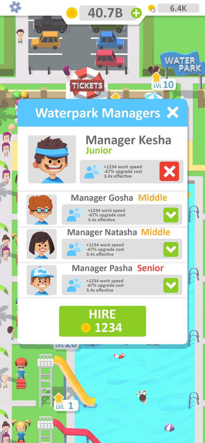 Tycoon Idle Aquapark