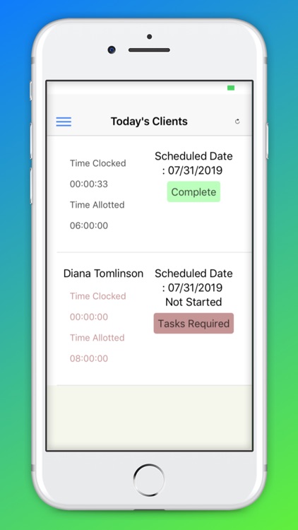 TCC Electronic Homecare Visits