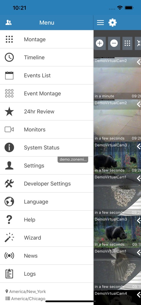 zmNinja-pro - zmninja-pro-app-navigation-interface.png