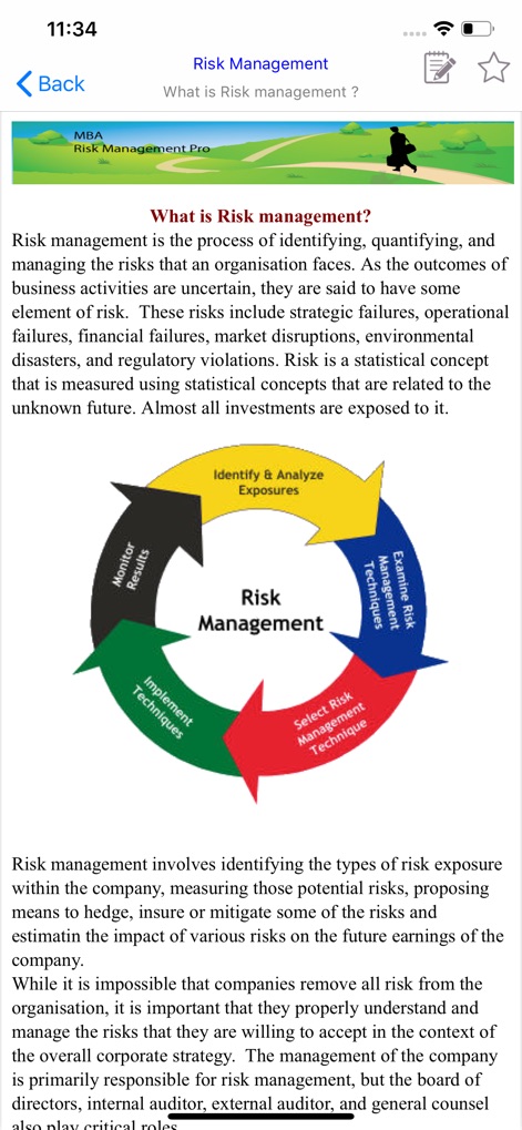 MBA Risk Management - Finance App | MWM