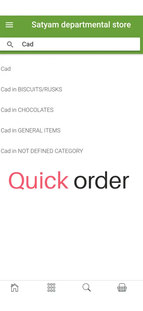 Quick Order