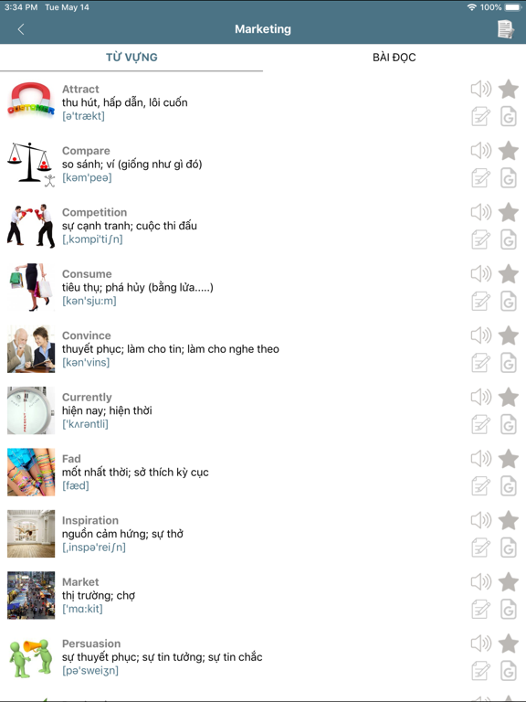 Screenshot #5 pour Học từ vừng TOEIC theo chủ đề