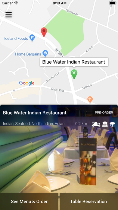 Blue Water Indian Restaurant screenshot 2