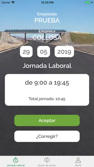 Collosa Control Horario screenshot 2
