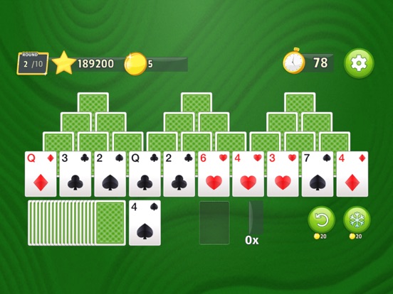 Zen Tripeaks Solitaire iPad app afbeelding 2