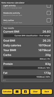 keto macro calculator iphone screenshot 3