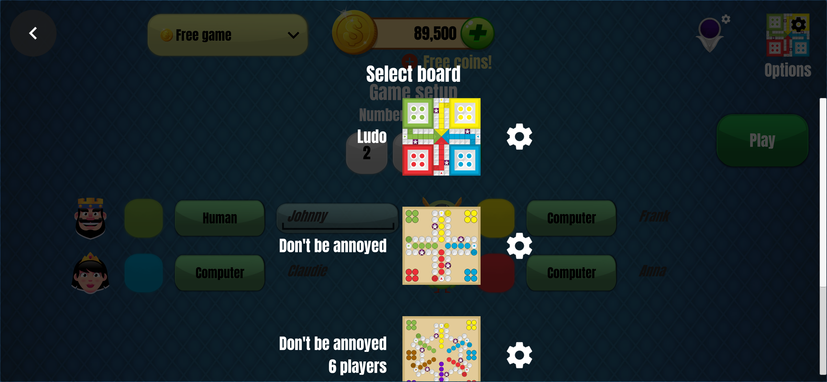 Ludo Dice Club Game