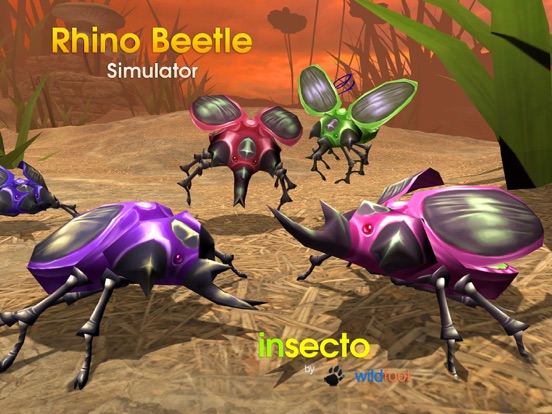 Rhino Beetle Simulator iPad app afbeelding 2